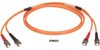 10m (32.8ft) STST OR OM2 MM Fiber Patch Cable INDR Zip OFNR -- EFN6023-010M - Image