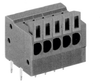 Spring Contact Printed Circuit Board Terminal Blocks - 001254RA - LMI Components, Inc.