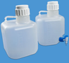 Polypropylene Square Carboy with Corner Stopcock -- 73082
