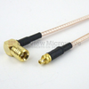 MMCX Plug to RA SMB Plug Cable RG-316 Coax in 36 Inch and RoHS - FMC0926315LF-36 - Fairview Microwave Inc.