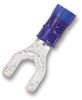 Terminal, Spade/fork, #8, Crimp, Blue; Product Range Amp Te Connectivity - 26R1521 - Newark, An Avnet Company