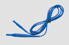 Test lead 2 m CAT IV 1000V (banana plugs, fused 10 A) blue - WAPRZ002BUBBF10 - Sonel Test