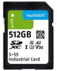 Industrial SD Card, S-55, 512 GB, 3D TLC Flash, -25°C to +85°C - SFSD512GL1AM1MT-E-8H-211-STD - Swissbit AG