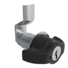 VISE ACTION® Compression Latch, Large Size, Wing, Zinc Alloy, Powder Coated, Black, 19 mm  Grip - E3-1251-025 - Southco