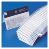Solid Numbers Wire Marker Card Five Pack - WM-9-VP - Brady Corporation