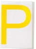 ToughStripe Die-Cut Yellow Letter P - 121786 - Brady Corporation