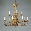 Giltwood Chandlier - CL80 - Vaughan Designs, Inc.