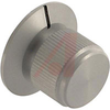 Knob;Instrumentation;Dia 1.113in;Shaft Sz 0.25in;Screw;Saw Cut Line;Clear Matte - 70126086 - Allied Electronics, Inc.