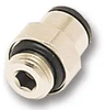 Pneumatic Fitting, Male, Bsp, Straight Adaptor, 8 Mm, 8 Mm, G1/4 Rohs Compliant Legris - 35M1099 - Newark, An Avnet Company