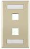 Faceplate, 2Port, Abs, Ivory; Accessory Type Hellermanntyton - 75Y0877 - Newark, An Avnet Company