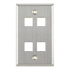 Keystone Faceplates, Frames - FPQUAD-SS-ND - DigiKey