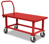 Akro-Mils 1800 lb Powder Coated Steel 16 ga Platform Truck - 24 in Deck Length - 23 1/4 in Deck Height - 6 in Polyurethane Casters - RWHS24481A5Y6 -- RWHS24481A5Y6 - Image