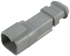 Rcpt Housing, 2Pos, Polyamide, Grey; Product Range Deutsch Te Connectivity - 53X0799 - Newark, An Avnet Company