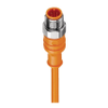 M12 F&B (PVC) Sensor/Actuator Single-Ended Cordset: Male, - PRST 4-07 - Belden Inc.