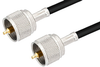 UHF Male to UHF Male Cable 36 Inch Length Using PE-C195 Coax - PE38632-36 - Pasternack