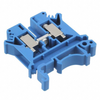 DIN Rail Terminal Blocks UK 6 N BU 8.2mm FEED-THRU BLUE -- 629-3004977 - Image