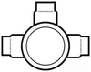 Cast Round Outlet Box -- PRGUAT69SA