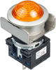 Panel Mount Indicator, Led, 18.2Mm, Amber, 24V; Led Color Idec - 65W5953 - Newark, An Avnet Company