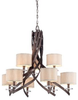 1-4435-9-285 Mid. Chandeliers-Drum Shades - 372242 - Capital Lighting, Inc.