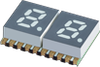 0.2" DOUBLE DIGIT YELLOW SMD LED DISPLAY -- ACDA02-41SYKWA-F01 - Image