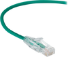 7FT Green CAT6A Slim 28AWG Patch Cable 500MHz UTP CM Snagless - C6APC28-GN-07 - Black Box