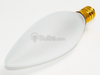 40 Watt, 130 Volt Frosted Blunt Tip Decorative Bulb - 401040 - bulbs.com