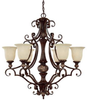 3516CB-294 Mid. Chandeliers-Glass Up - 431702 - Capital Lighting, Inc.