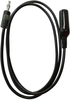 Test Lead, 10A, 60V, Black, 1Ft; Alligator Clip Type Multicomp Pro - 67AH3037 - Newark, An Avnet Company