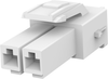 Plug Housing, 2Pos, Nylon, Natural; Product Range Amp Te Connectivity - 38AC2962 - Newark, An Avnet Company