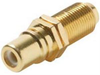 Round Cavity Decorator Style RCA Jack to F Jack Coupler, Whi - 603681 - Computer Network Accessories, Inc.