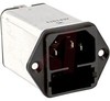 Module, Power Entry; 1; 125/250 VAC; 10A; 0.5 mA (Max.) @ 250 V/60 Hz; Black - 70080733 - Allied Electronics, Inc.