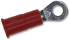 Crimp Terminal, #10, Ring Tongue, Red; Stud Size - Metric 3M - 90B1993 - Newark, An Avnet Company
