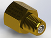 Check Valves, Ball Type - NPT Connection; NPT Nipple, NPT Adapter -- DLC-0-BR - Image