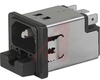 Fuseholder; lt0.5 mA; 5 x 20 mm; 50/60 Hz; 0.8 to 3 mm (Snap-In); Panel Mount - 70080813 - Allied Electronics, Inc.