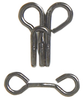 Hooks & Eyes Size 0 - Black - HE01BK - Cleaner's Supply, Inc.