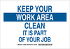 Maintenance Sign - 128285 - Brady Corporation