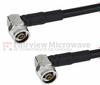 RA N Male to RA N Male Cable LMR-400-UF Coax in 12 Inch and RoHS Compliant - FMC4242405LF-12 - Fairview Microwave Inc.