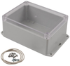 Small Enclosure, Pc, White/clear; Enclosure Type Hammond - 29AH0283 - Newark, An Avnet Company