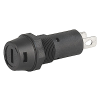 Shock-Safe Fuseholder, 5 x 20 mm, Slotted Cap/Fingergrip, IP 40 / IP 67, IEC 60335-1 -- FPG1 - Image