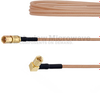 SSMC Plug to RA SSMC Plug Cable RG178 Coax in 48 Inch - FMCA1456-48 - Fairview Microwave Inc.