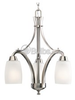 Three-Light Chandelier Fixture - P4434-09 - bulbs.com