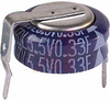CAPACITOR, ALUMINUM ELECTRONIC (EDL) STACKED COIN, .33 F, 5.5 VOLT, MAX RES. 75 - 70186146 - Allied Electronics, Inc.