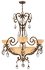 FR44100FRM Mid. Chandeliers-Glass Up - 436855 - Capital Lighting, Inc.