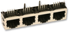 Rj45 Connector, Jack, 8P8C, 4Port, Th; Modular Connector Type Molex - 54AH8053 - Newark, An Avnet Company