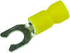 Terminal, Spade/fork, #10, Crimp, Yellow; Product Range Multicomp Pro - 34P2196 - Newark, An Avnet Company