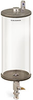 Levelux Clear View Single Feed Manual Lubricator, 1 gal Acrylic Reservoir, 1/8” Female NPT Outlet, 5/8”-18 Thread for Remote Mounting -- B5176-128ABRW