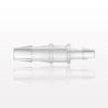 Straight Connector, Natural, Barbed Reducer - 11916 - Qosina Corp.