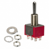 Toggle Switches -- 100DP6T1B1M1QEH
