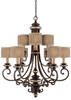 3889CZ-406 Large Chandeliers-Drum Shade - 429967 - Capital Lighting, Inc.