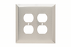 Duplex Receptacle Wall Plate, Two Gang - SSO82 - Legrand